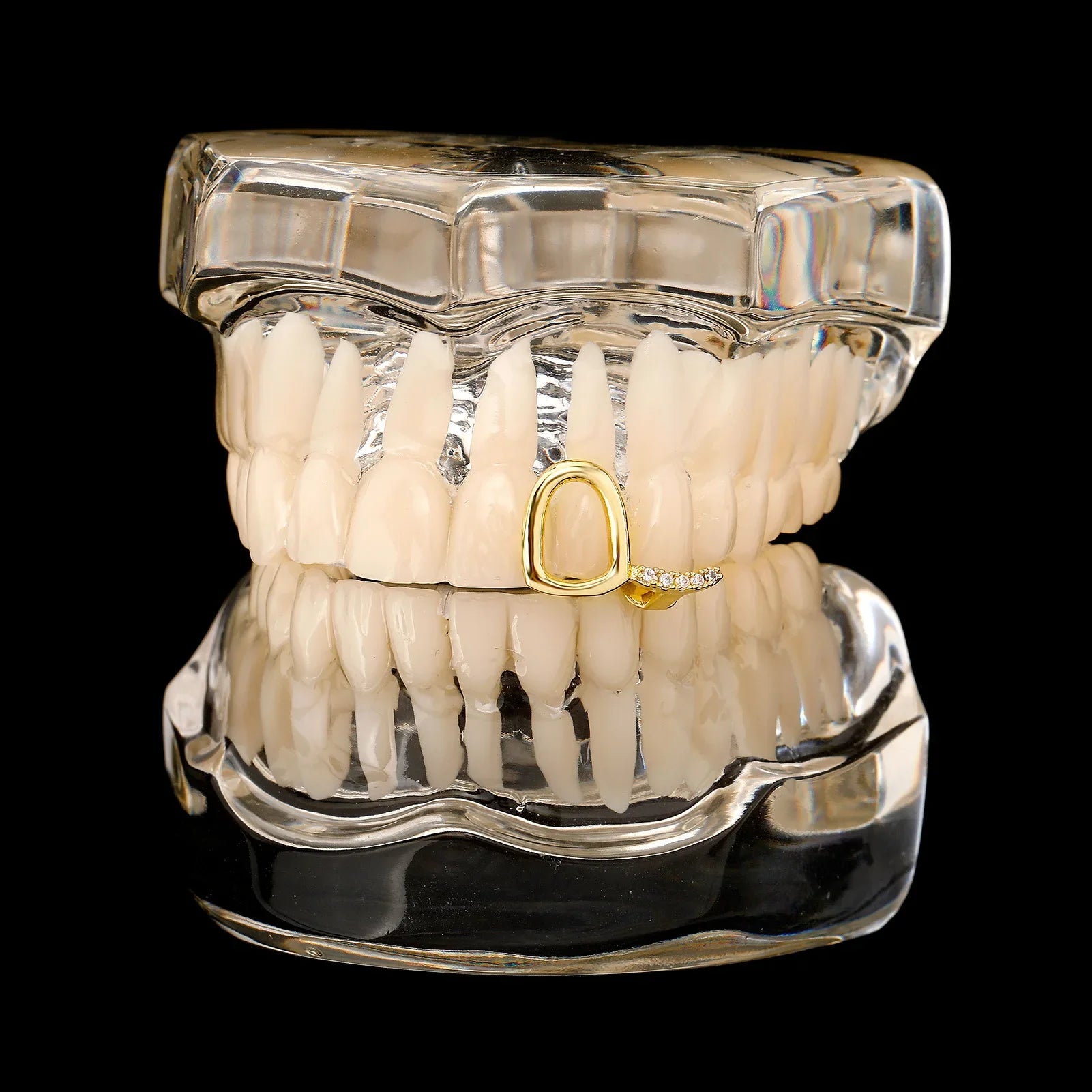 Iced Hollow Tooth Grillz