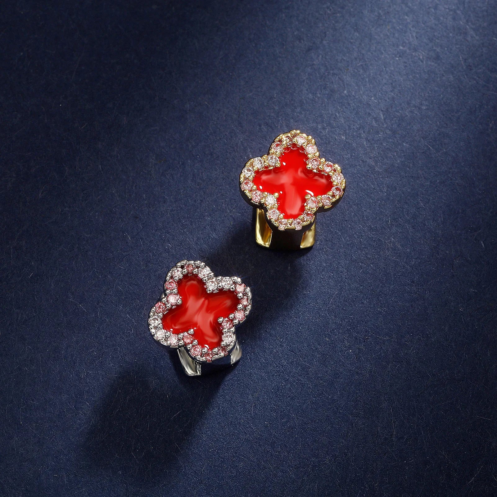 Iced Clover Tooth Grillz