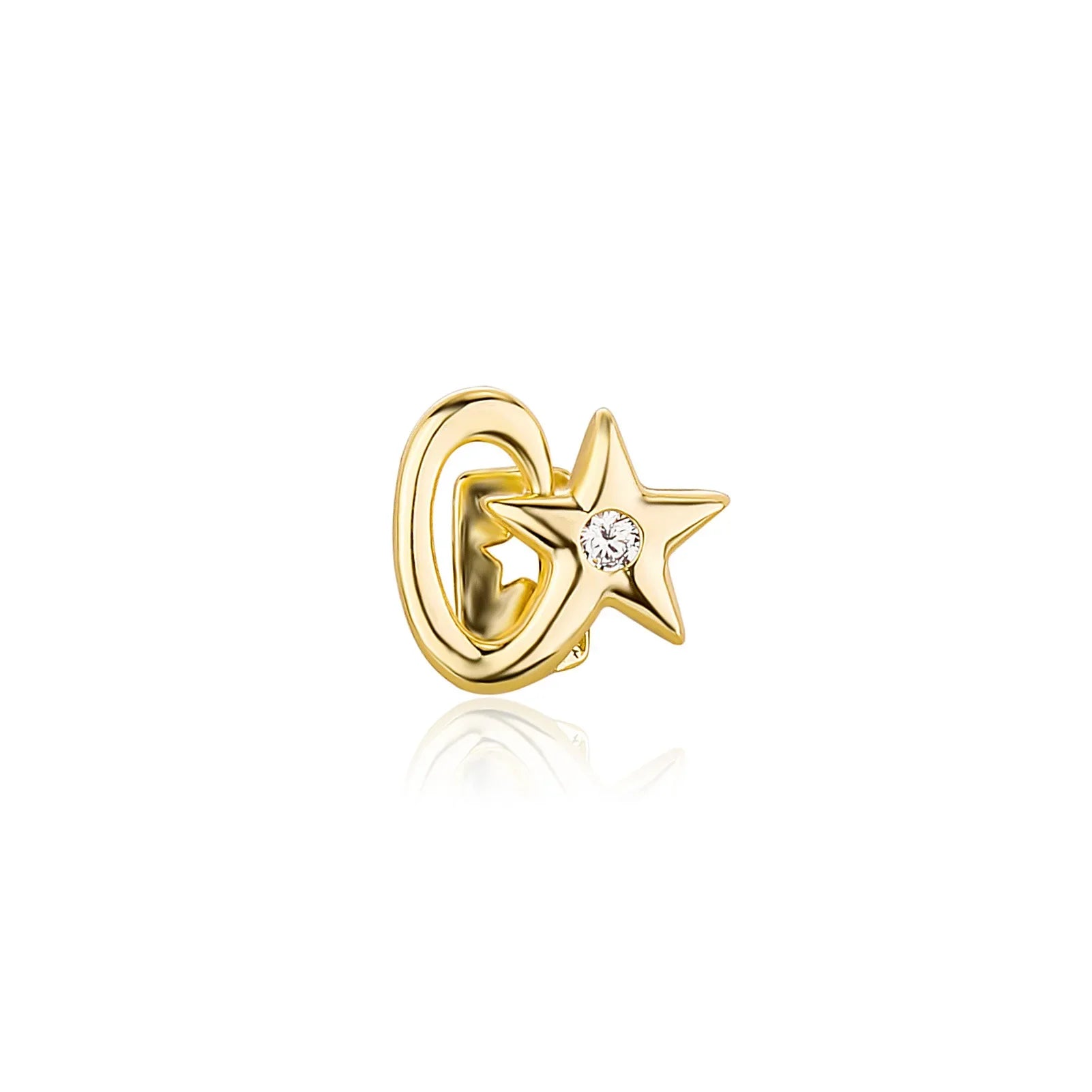 Iced Shooting Star Tooth Grillz