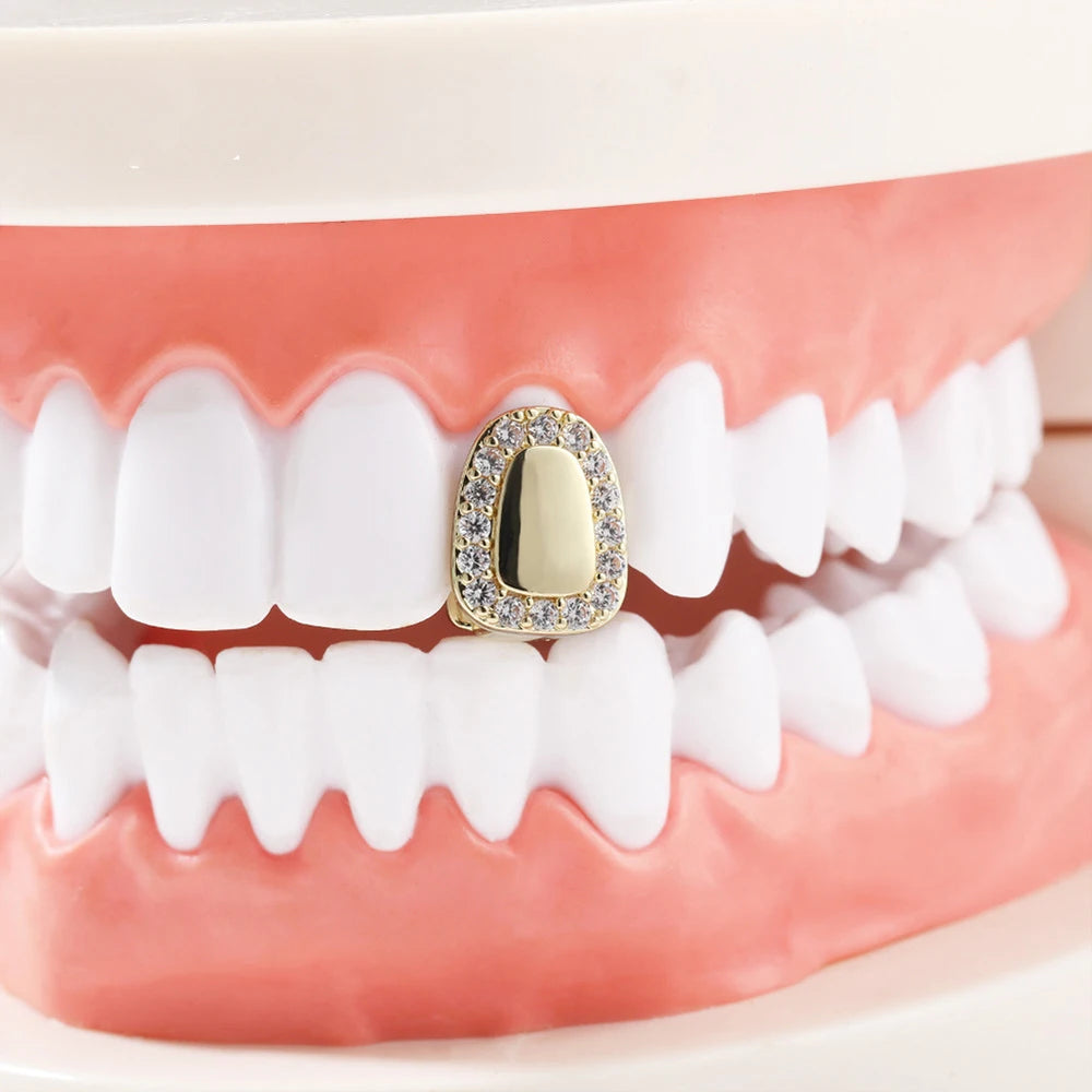 Iced Inlaid Tooth Grillz