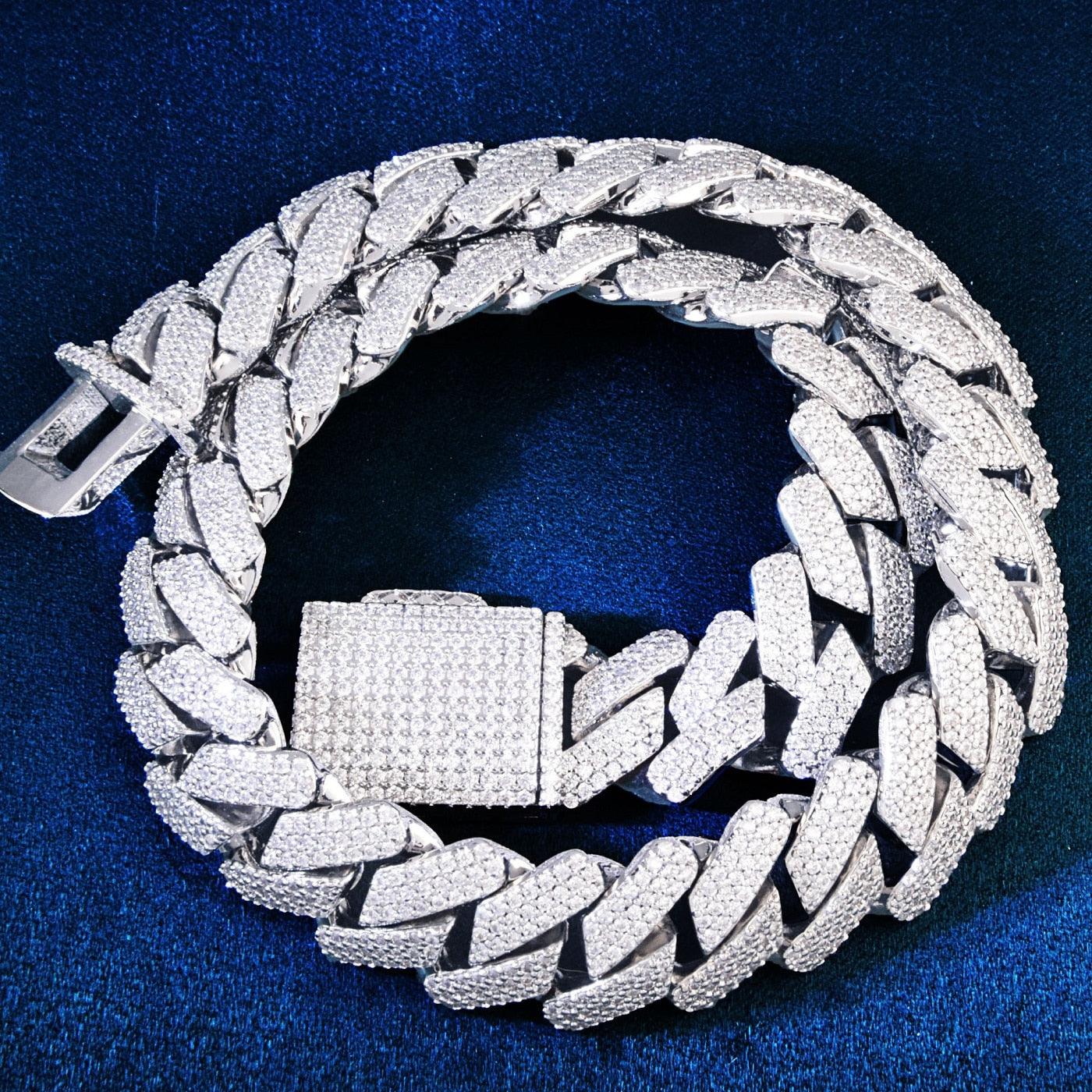 19mm Iced Prong Cuban Chain