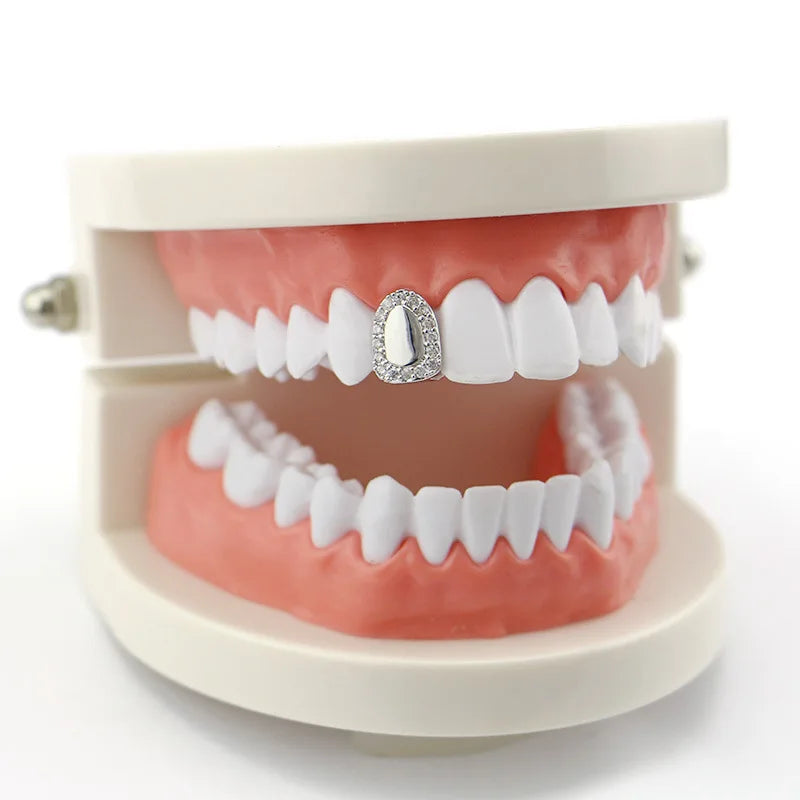 Iced Inlaid Tooth Grillz