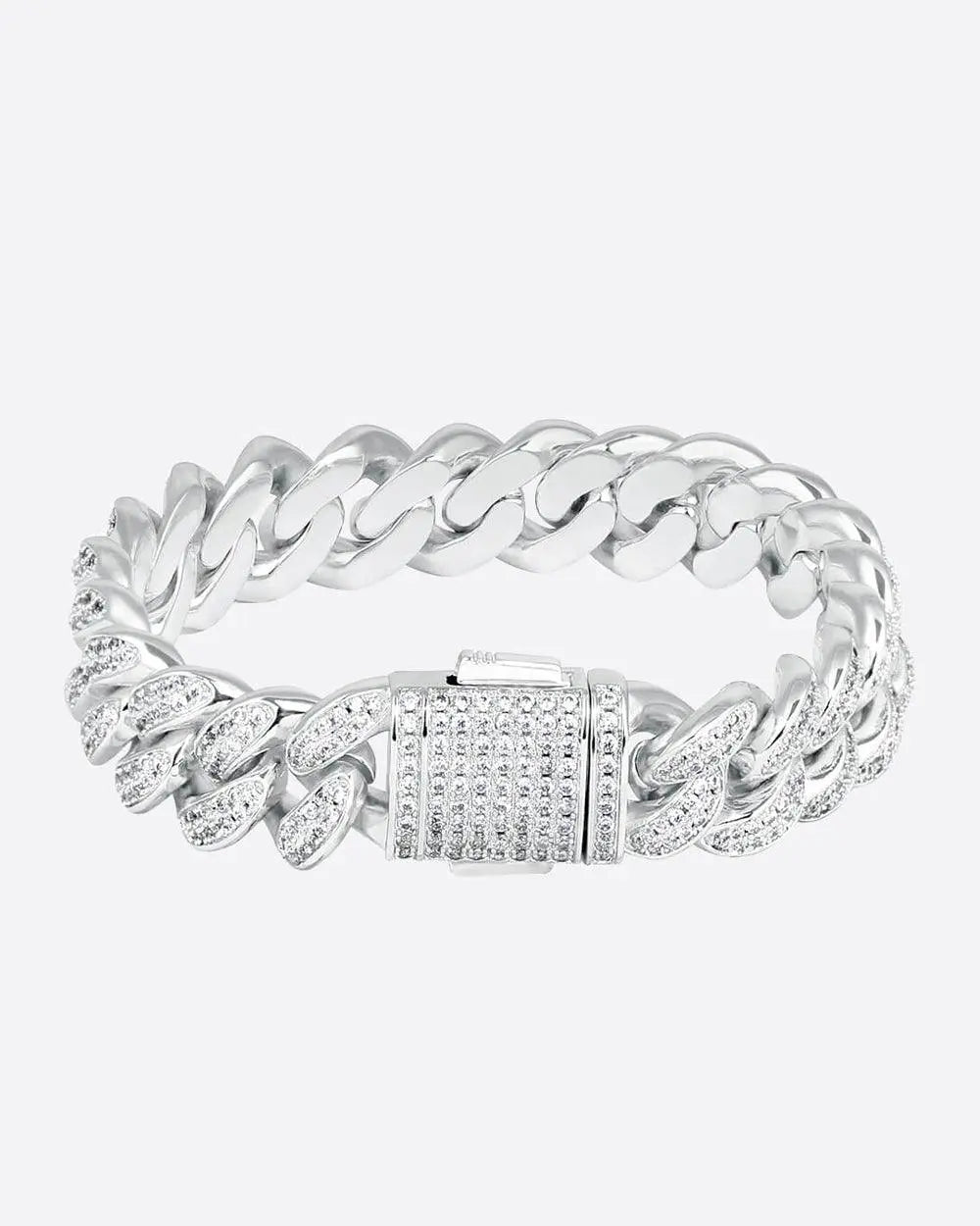 12MM ICED CUBAN LINK BRACELET