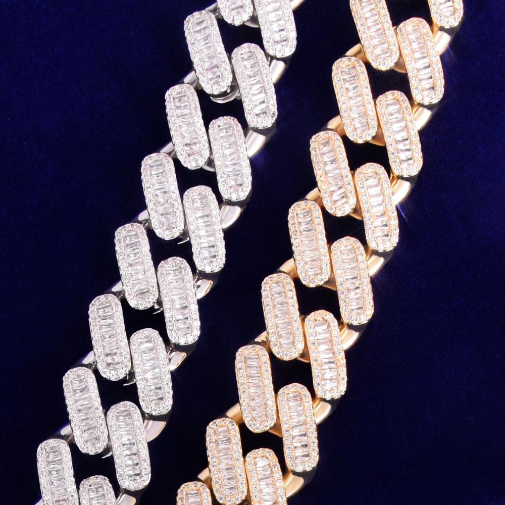 20mm Baguette Cuban Chain