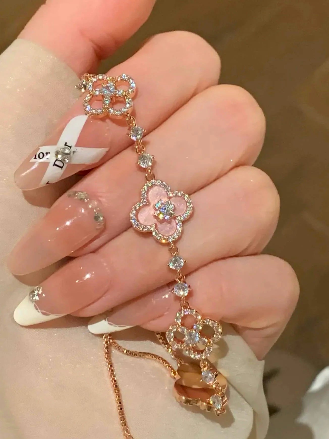 SAKURA CLOVER BRACELET