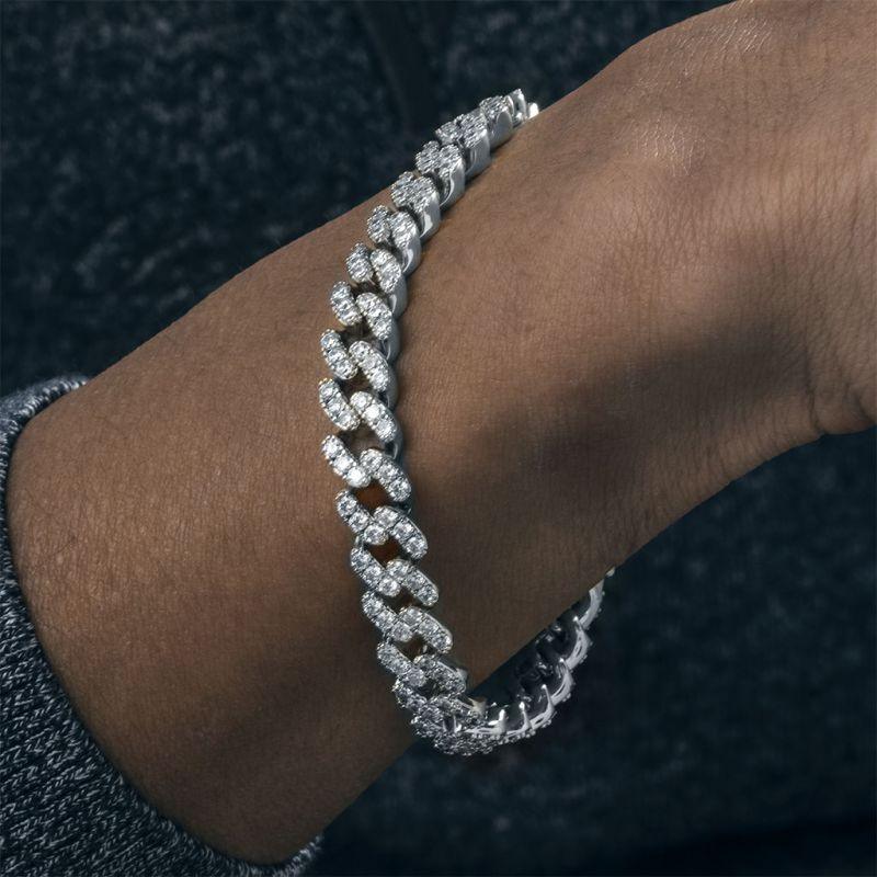 Iced 10mm Cuban Link Bracelet