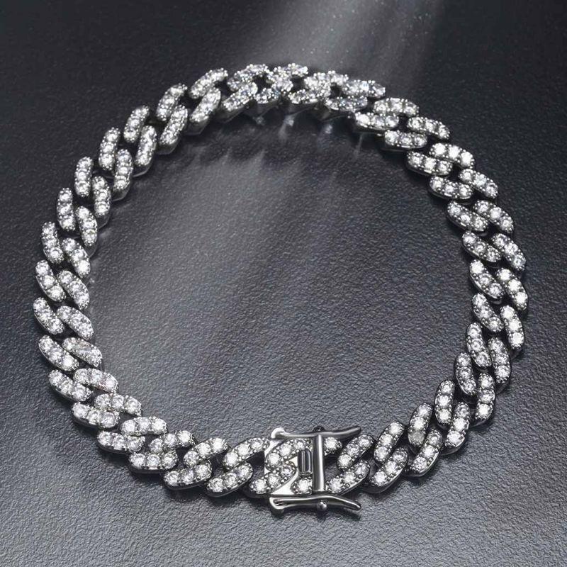 Iced 10mm Cuban Link Bracelet