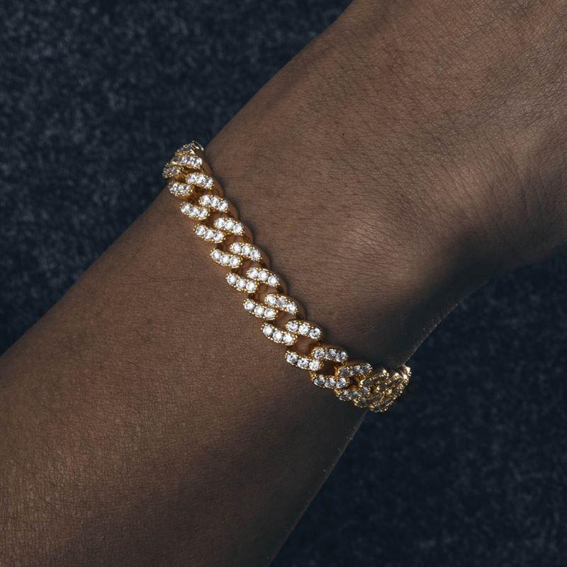 Iced 10mm Cuban Link Bracelet