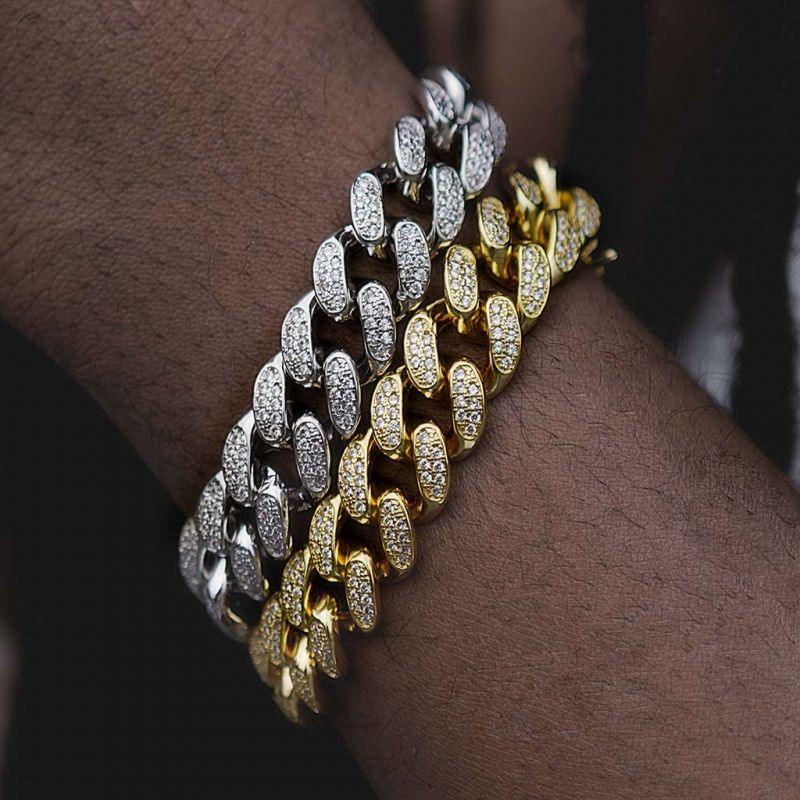 13mm Iced Out Miami Cuban Link Bracelet