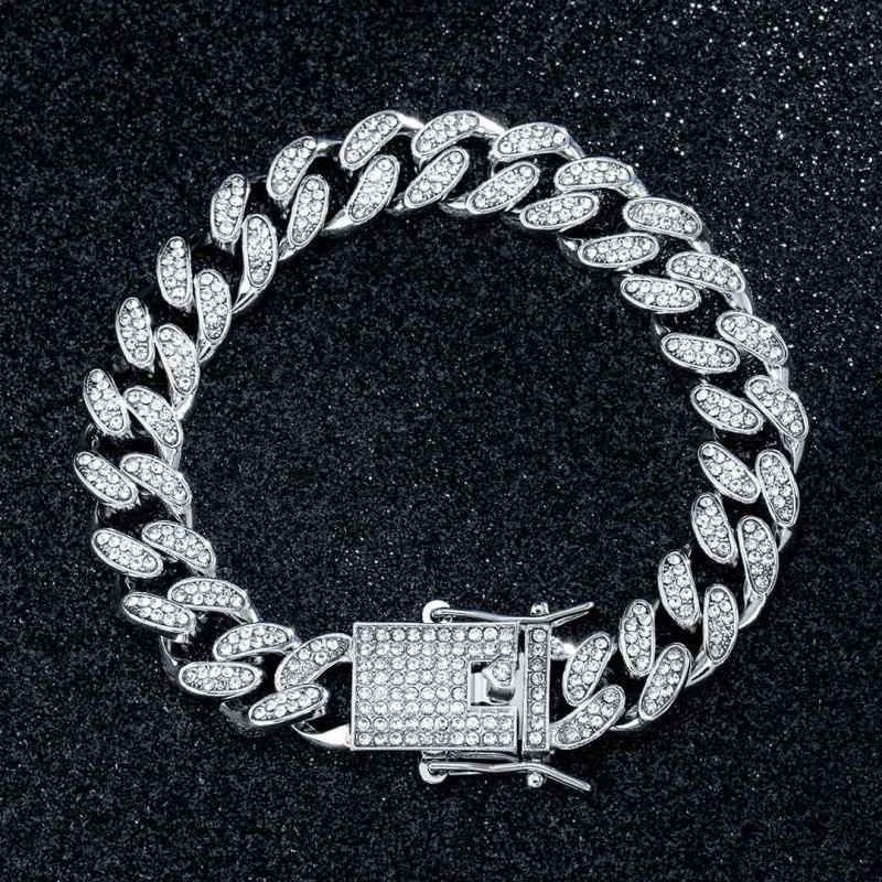 13mm Iced Out Miami Cuban Link Bracelet