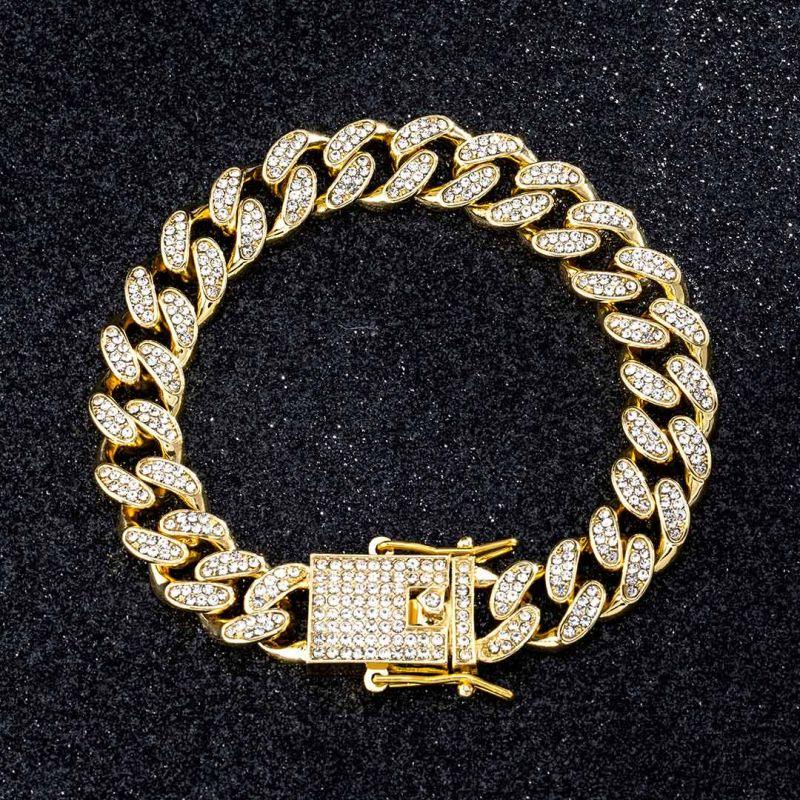 13mm Iced Out Miami Cuban Link Bracelet
