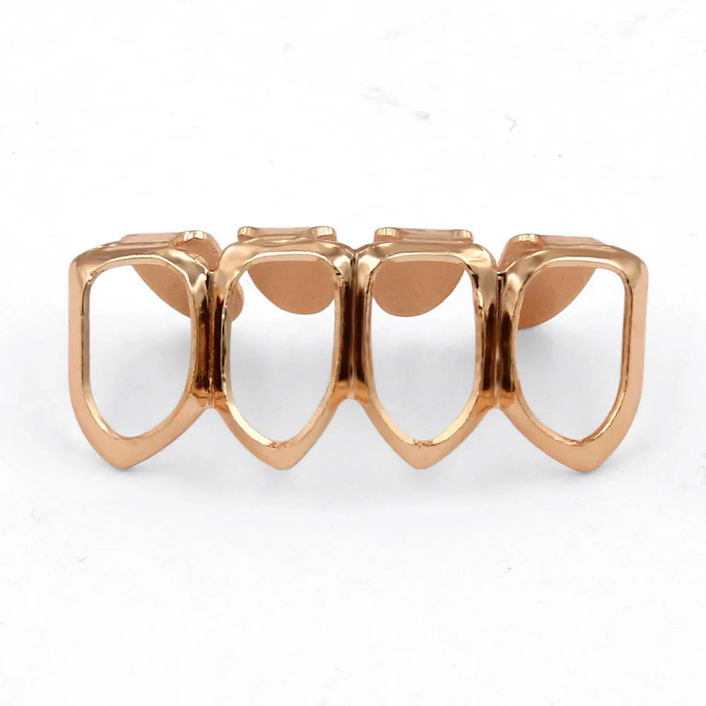 Iced Hollow Tooth Grillz Set