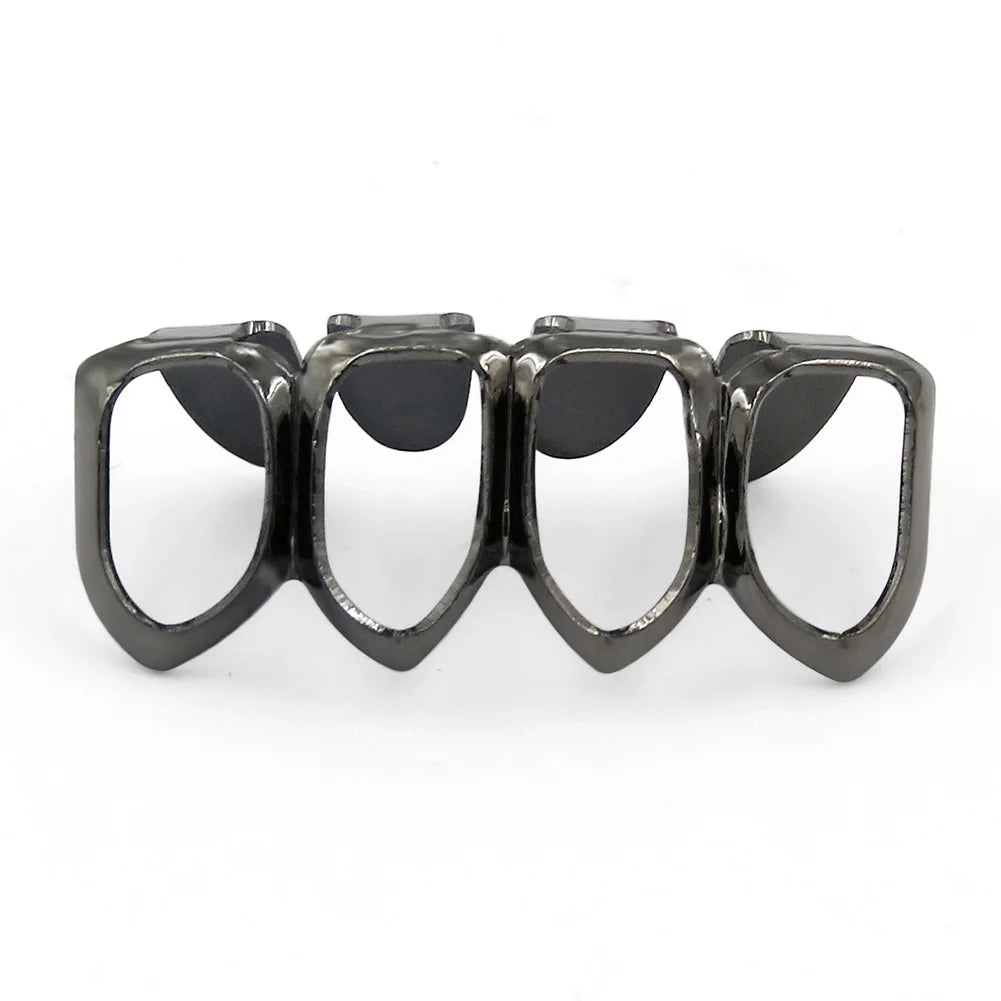 Iced Hollow Tooth Grillz Set