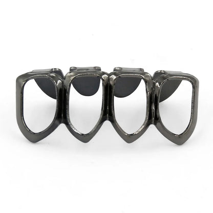 Iced Hollow Tooth Grillz Set
