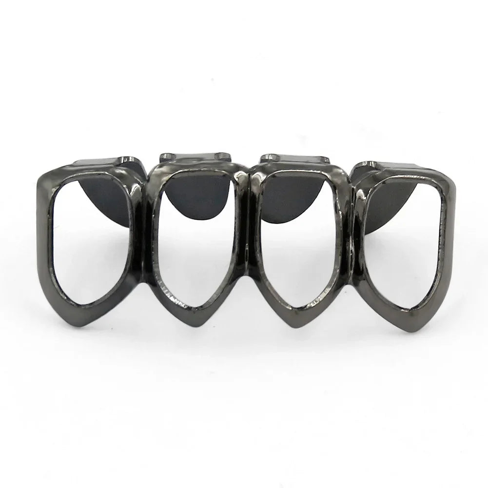 Iced Hollow Tooth Grillz Set