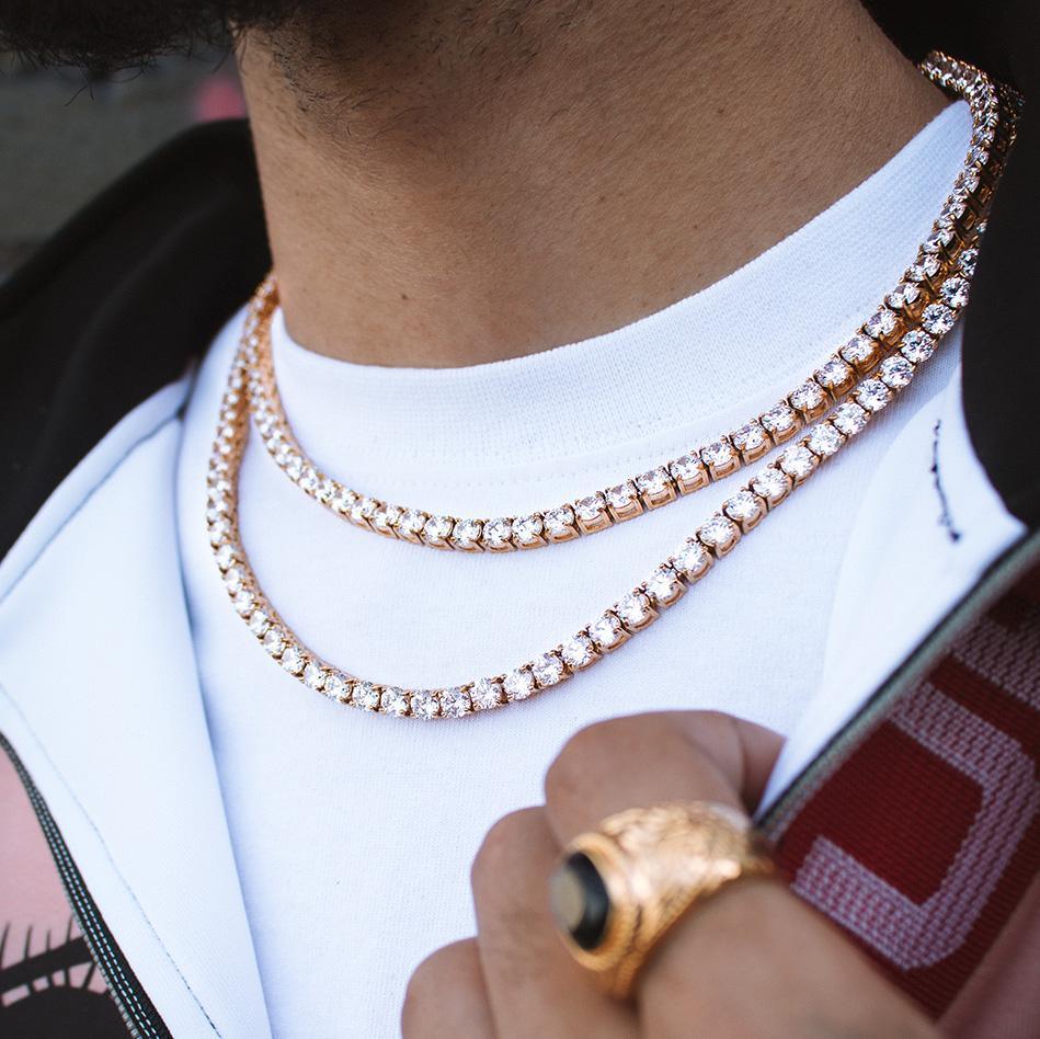 4mm Round Cut Tennis Chain