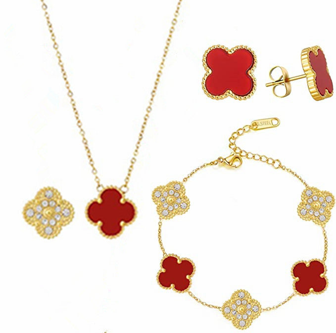 DELUXE CLOVER SET RED