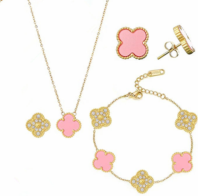DELUXE CLOVER SET PINK