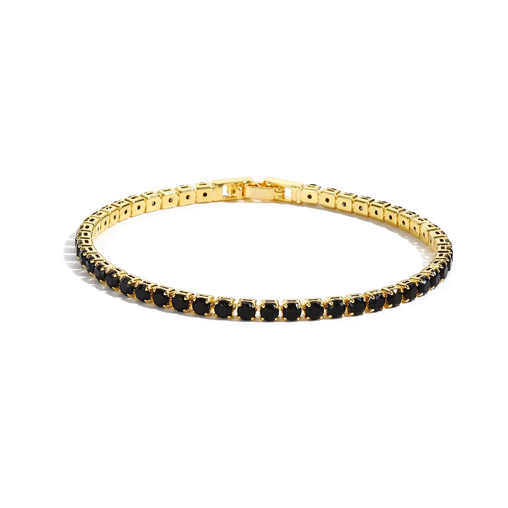Black Diamond Tennis Bracelet