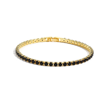 Black Diamond Tennis Bracelet