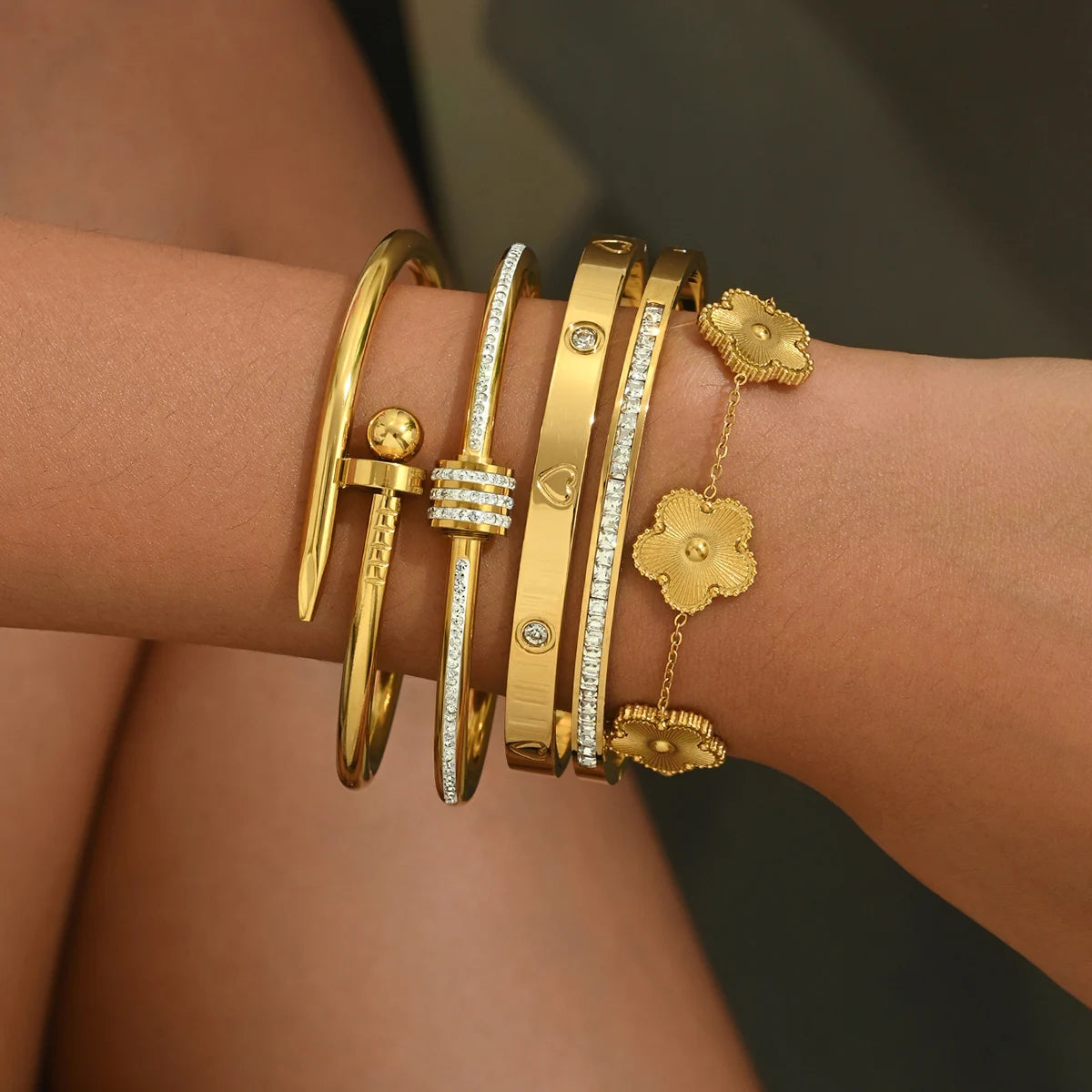 Alina Iced Bangle