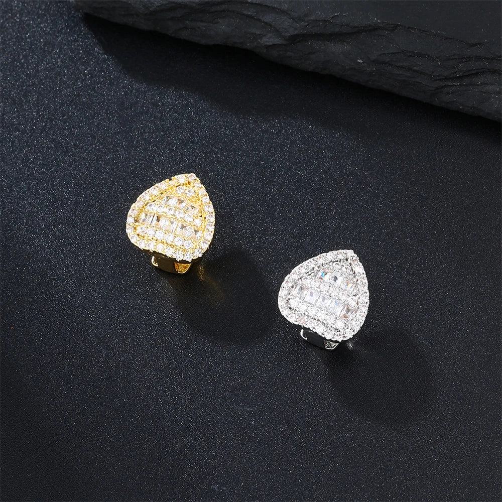 Luxe Iced Heart Tooth Grillz