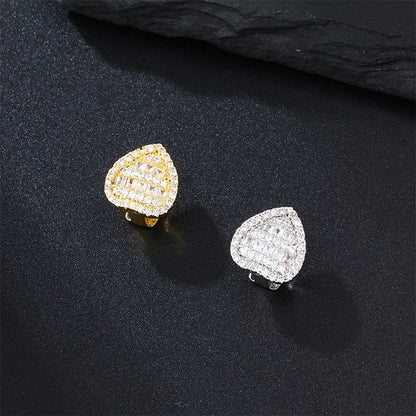 Luxe Iced Heart Tooth Grillz