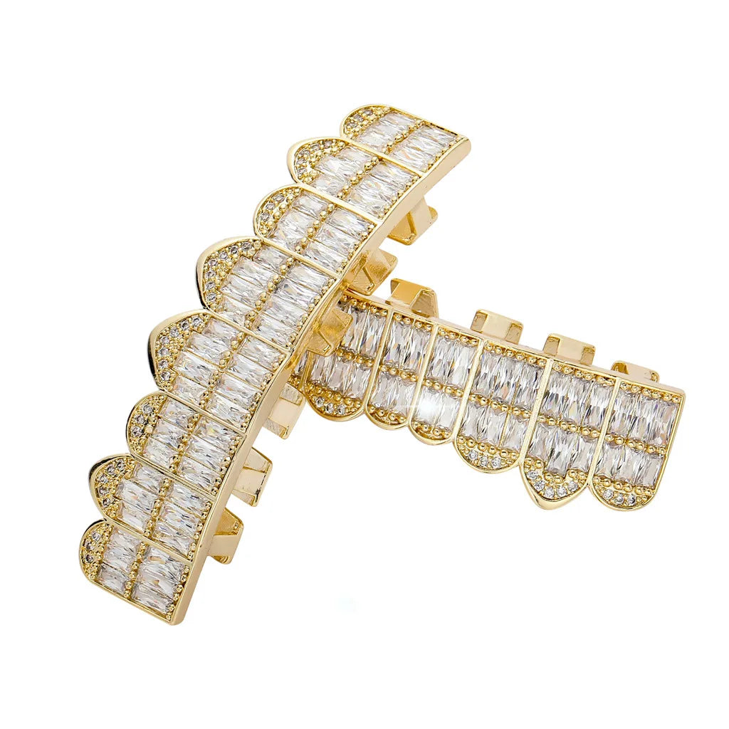 Iced Baguette Grillz Set