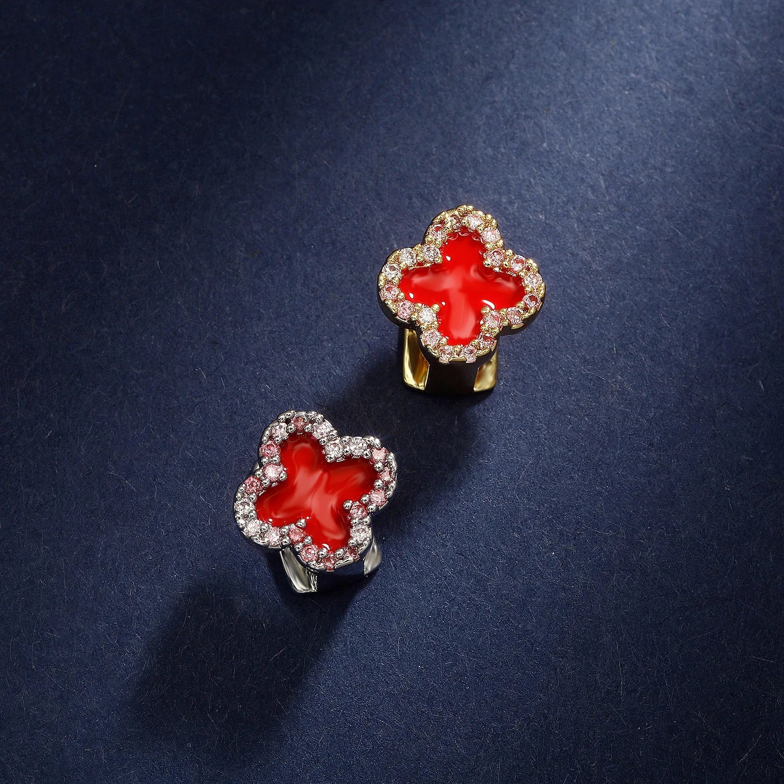 Iced Clover Tooth Grillz