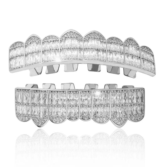 Iced Baguette Grillz Set