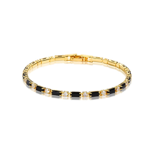 Black Diamond Tennis Bracelet