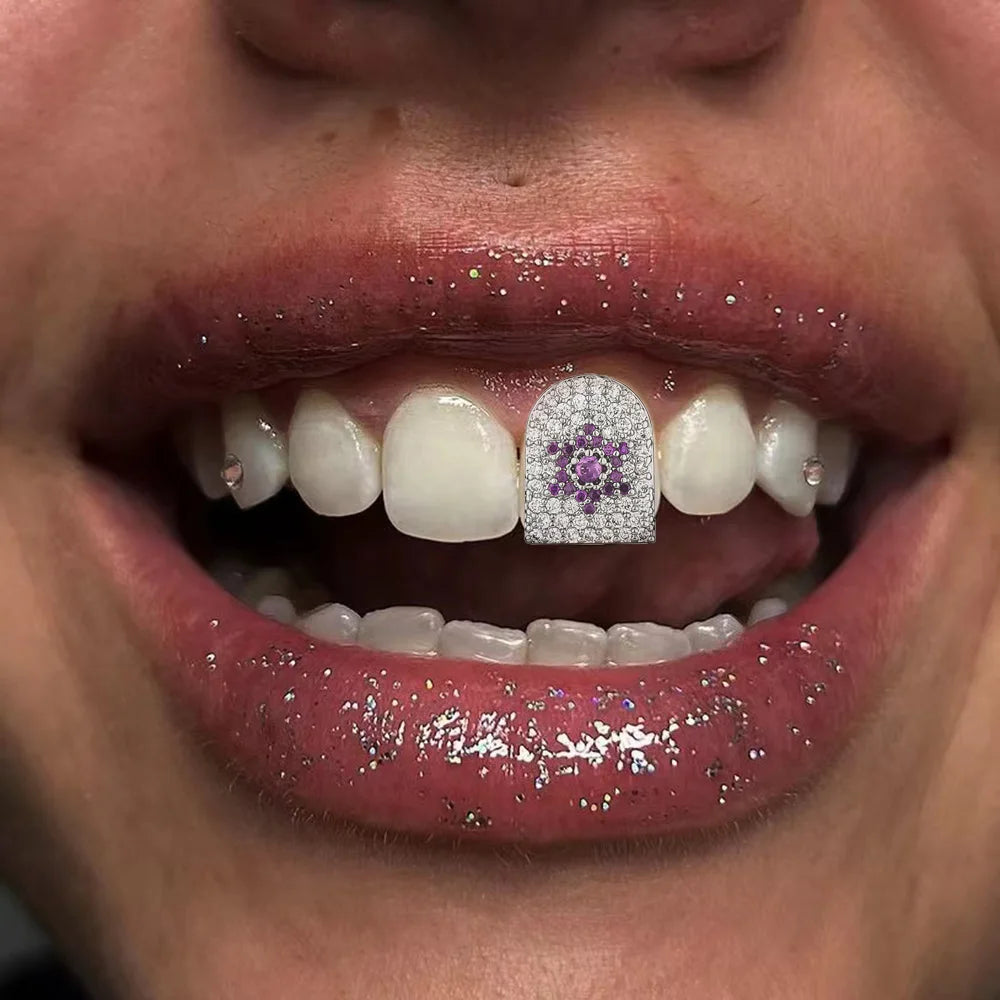 Iced Sun Tooth Grillz