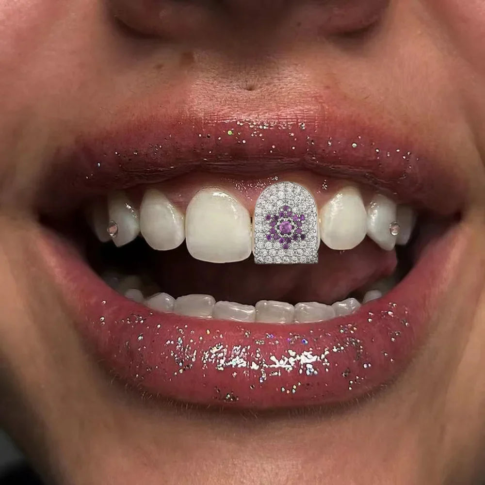 Iced Sun Tooth Grillz