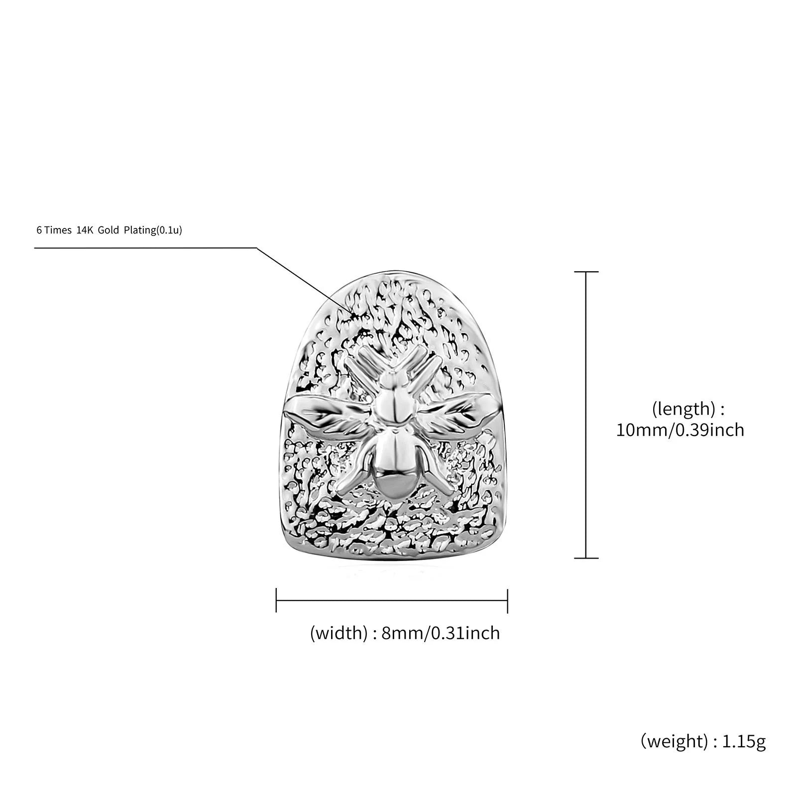 Iced Bug Tooth Grillz