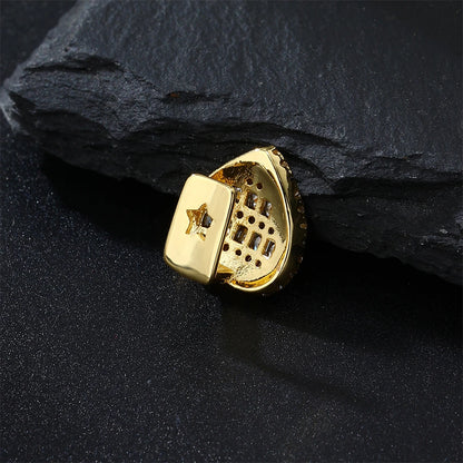 Luxe Iced Heart Tooth Grillz