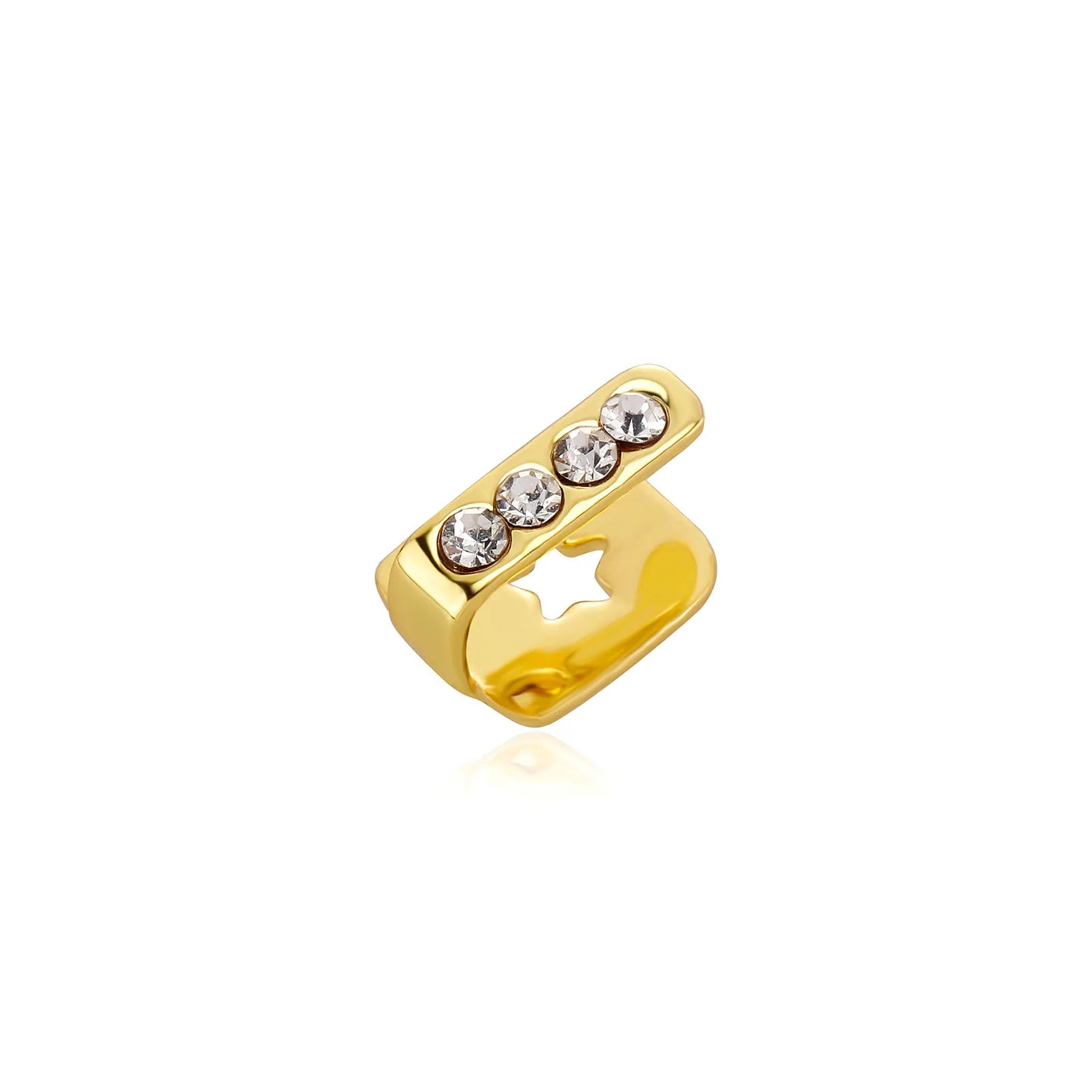 Iced Line Tooth Grillz
