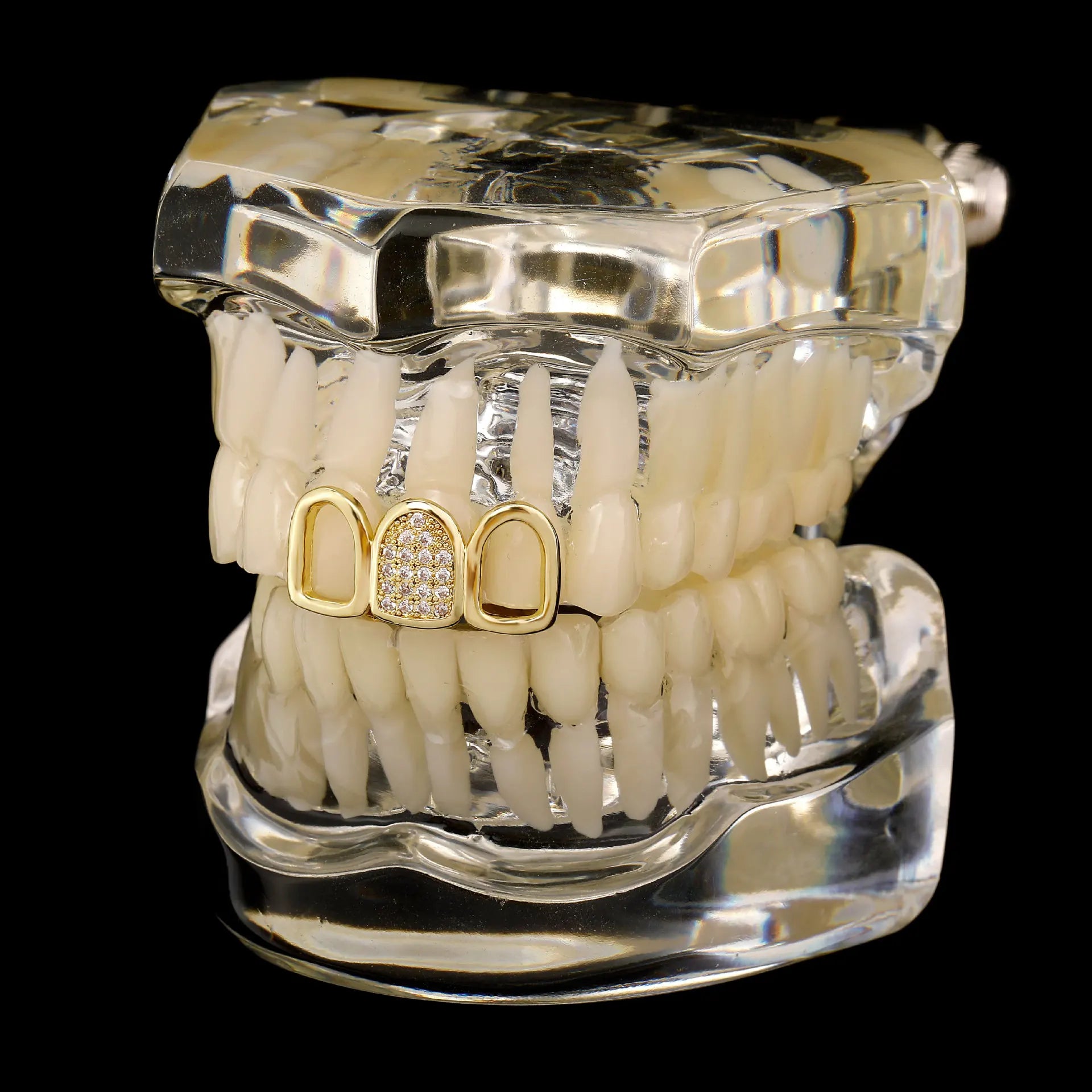 3 Hollow Iced Grillz