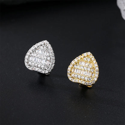 Luxe Iced Heart Tooth Grillz