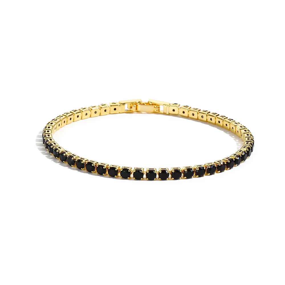 Black Diamond Tennis Bracelet