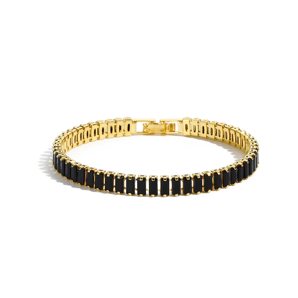 Black Diamond Tennis Bracelet