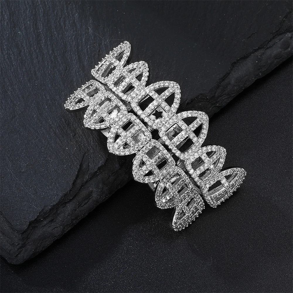 Iced Hollow Cross Grillz