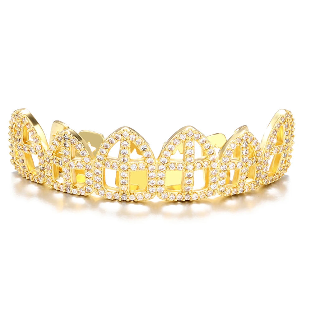 Iced Hollow Cross Grillz
