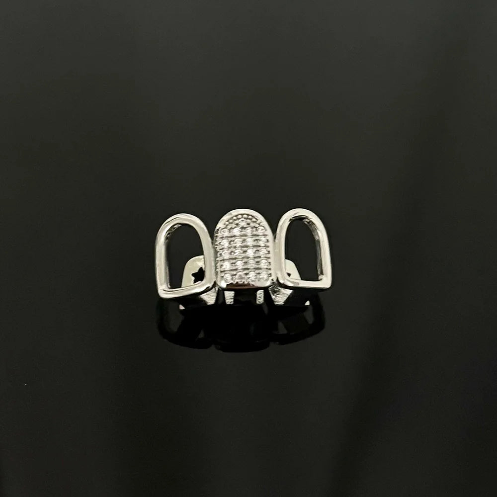3 Hollow Iced Grillz