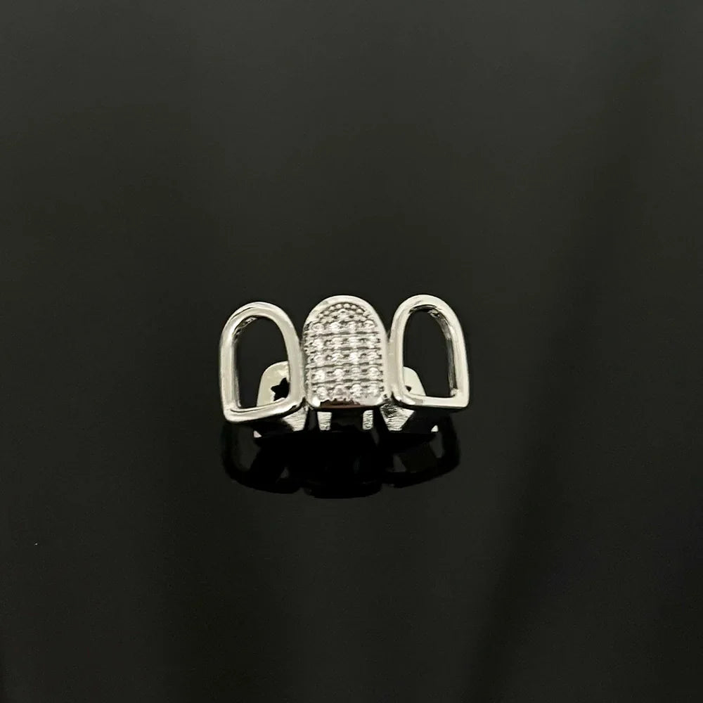 3 Hollow Iced Grillz