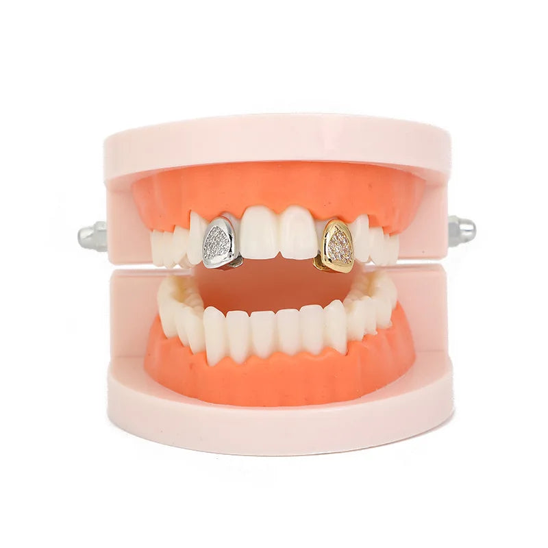 Solid Iced Heart Grillz