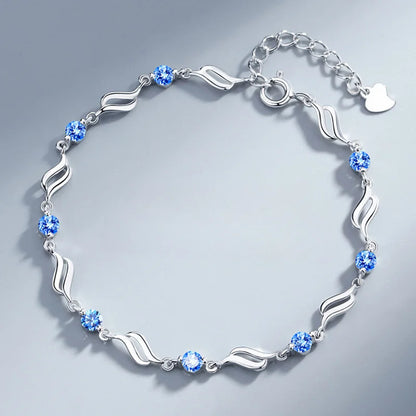 Alexa Blue Diamond Bracelet