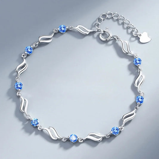 Alexa Blue Diamond Bracelet