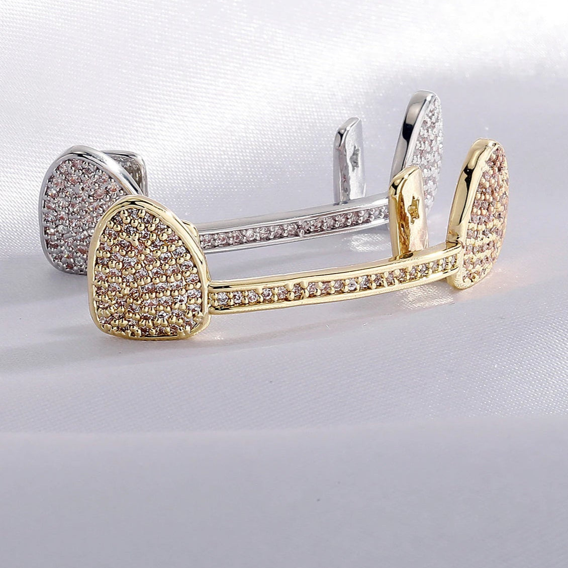 Iced Bridge Tooth Grillz
