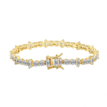 Rectangle Accent Tennis Bracelet