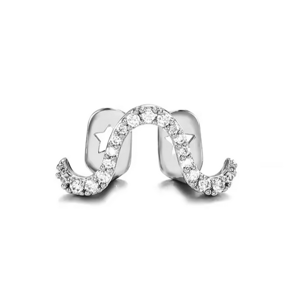 Iced Curve Tooth Grillz